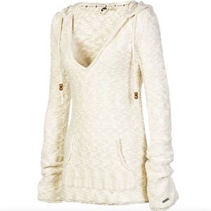 EUC - Roxy - White Caps 2 Sweater Hoodie - White - L